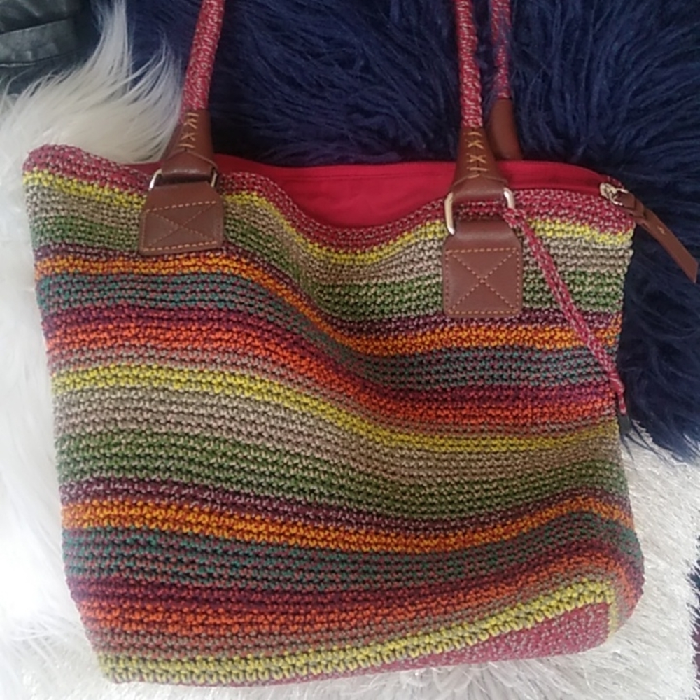 The SAK Purse orange Burgundy women's